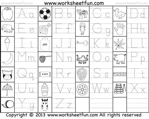 Capital And Small Letter Tracing Worksheet Free Printable Worksheets