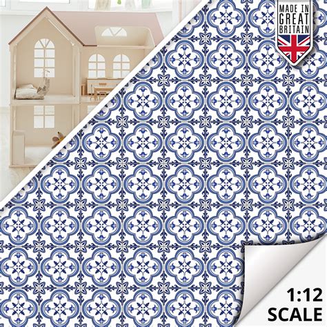 Dolls House Wallpaper Self Adhesive Repositionable 1 12th Etsy UK