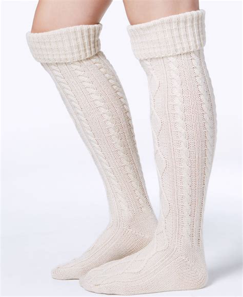 Free People Cable Knit Over The Knee Socks Women Macys Over The