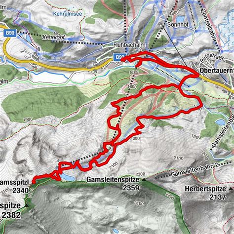 Gamsspitzl Kereszt BERGFEX Wanderung Tour Salzburger Land