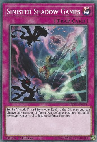 Sinister Shadow Games | Yugioh Top Decks