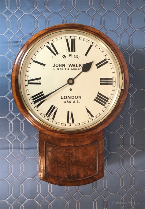 Antiques Atlas Early Se Railway Clock From Chelsfield Station