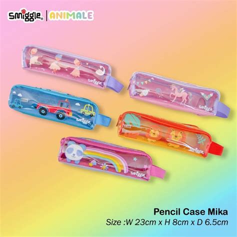 Jual Pencil Case Smiggle 2 Zipper Tempat Pensil Smiggle Shopee Indonesia