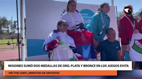 Misiones Sum Dos Medallas De Oro Plata Y Bronce En Los Juegos Evita