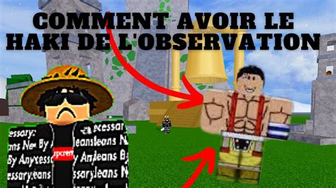 FR COMMENT AVOIR LE HAKI DE L OBSERVATION SUR BLOX FRUIT YouTube