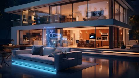 Smart Home Technology Integrates Various Household Devices For Enhanced