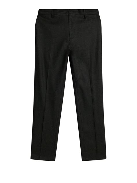 Soren Twill Cash Flannel Pants Forest Green Jlindeberg
