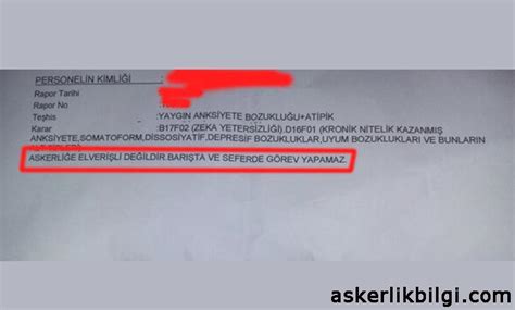 Askerden Çürük Raporu Alma Şartları 100 Askerlik Bilgi Paylaşım Sitesi