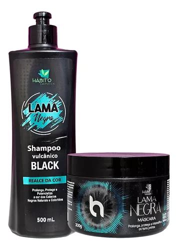 Kit Matizador Lama Negra Para Cabelo Preto H Bito Cosm Ticos Mercadolivre