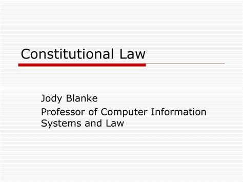 Ppt Understanding Constitutional Law Separation Of Powers And Checks And Balances Powerpoint