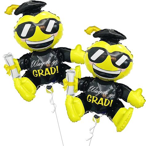 Buy Graduation Emoji Balloons For Graduation Decorations Graduation