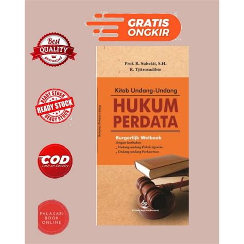 Jual BUKU KITAB UNDANG UNDANG HUKUM PERDATA SUBEKTI Shopee Indonesia