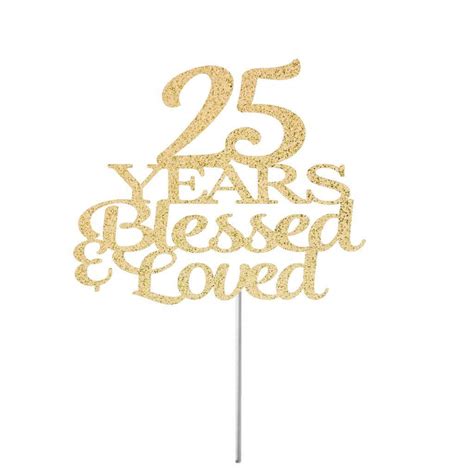 Buy Years Loved Cake Topper Any Age Cake Topper Th Anniversary