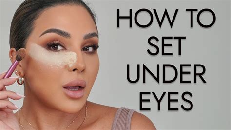 The Correct Way To Set Your Under Eyes Nina Ubhi Youtube