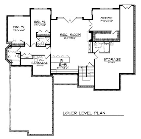 Traditional Style House Plan 3 Beds 4 5 Baths 4303 Sq Ft Plan 70 425