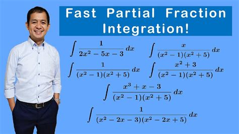 Calculus Fast Partial Fraction Integration For Some Rational Functions Youtube