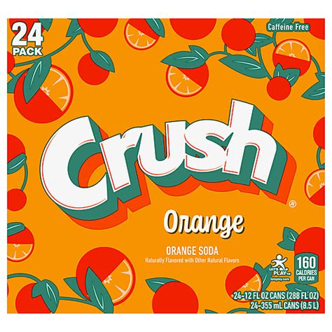 Crush Orange Soda Fl Oz Cans Pack Ready To Drink Priceless Foods