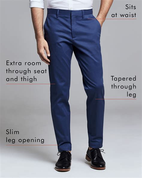 Fit Guide Men S Chinos Fits