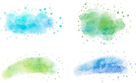 Watercolor Vector Splashes Background For Title And Logo 16273493