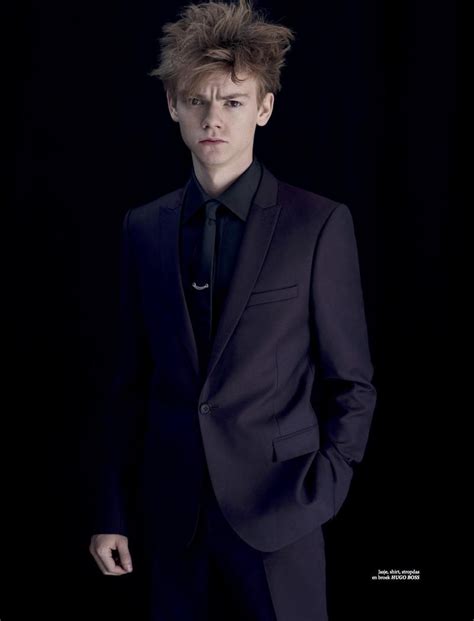 Thomas Brodie-Sangster Covers L'Officiel Hommes NL