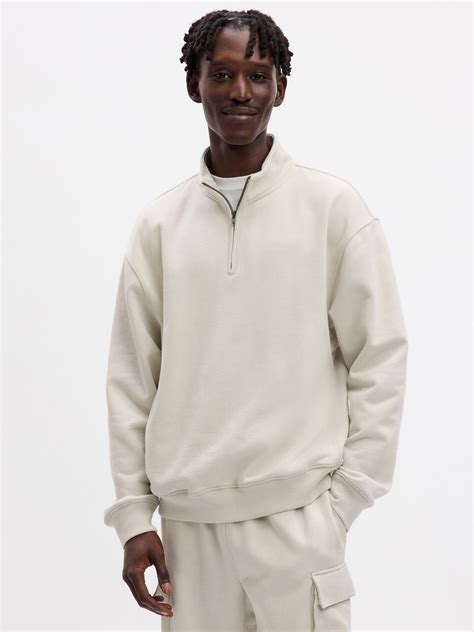 Heavyweight Quarter Zip Pullover Gap