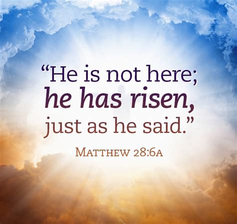 He Is Not Here He Has Risen Just As He Said Matthew A Digital