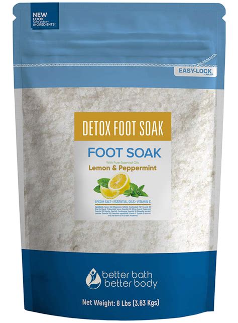 Detox Foot Soak Epsom Salt - Buy Online For Your Home Spa – Better Bath ...