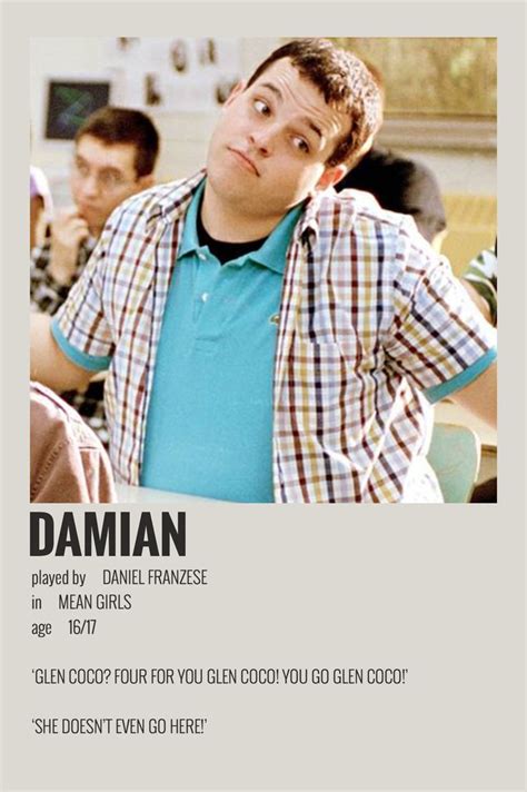 Damian By Maja Movie Poster Wall Film Posters Minimalist