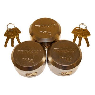 Lock Hockey Puck 3pk Keyed