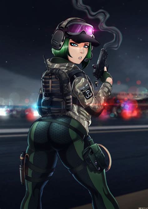 Therealshadman R6siege Ela Rainbow Anime Sensual Chicas Anime Y Arte De Anime