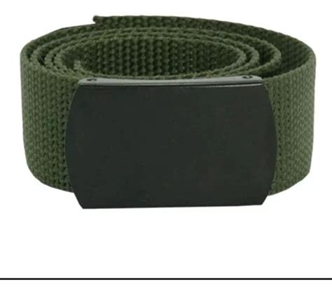 Cinto Verde Militar Nylon Fivela De Metal Exército Parcelamento sem juros