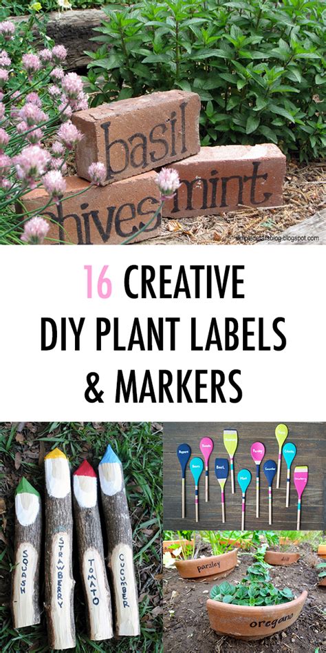 Creative Diy Plant Labels Markers