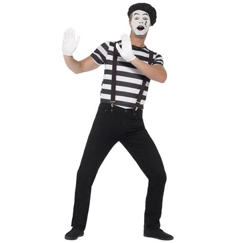 Gentleman Mime Artist Adult Costume Men Costumes From A2z Fancy