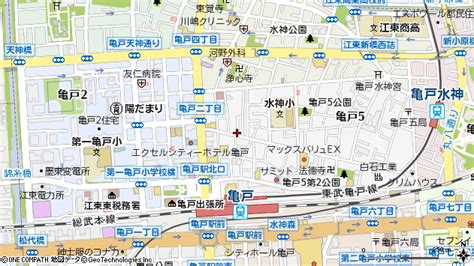 東京都江東区亀戸 地図（住所一覧から検索） ：マピオン