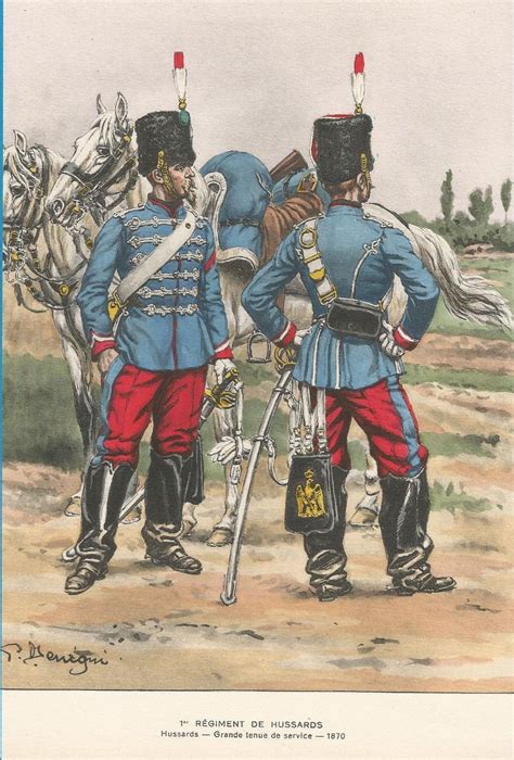 Er R Giment De Hussards Hussards Grande Tenue De Service