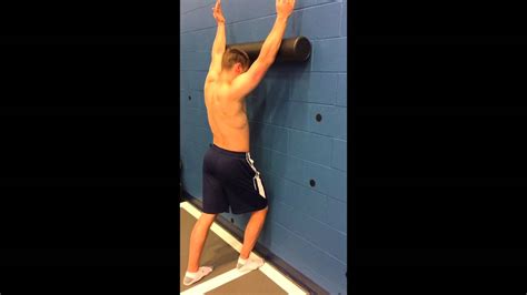 Scapular Upward Rotation With Foam Roller Youtube