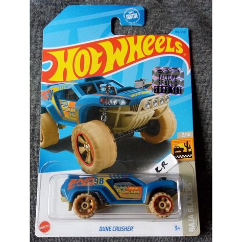 Jual Hot Wheels Dune Crusher Baja Blazers No Factory Sealed Blue Shopee Indonesia