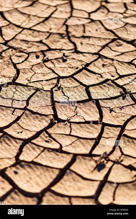 Cracks In Drought Affected Earth Stock Photo Alamy