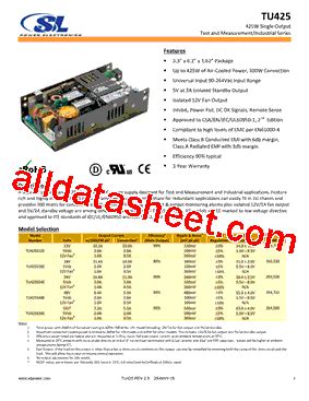 Tu S E Datasheet Pdf Sl Power Electronics