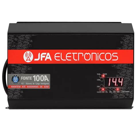 FONTE CARREGADOR DE BATERIA JFA 100A