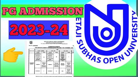 Nsou Pg Admission Wb Pg Admission Youtube