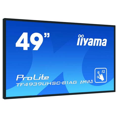 Iiyama ProLite Open Frame TF4939UHSC B1AG 49 LED IPS UltraHD 4K Tátil