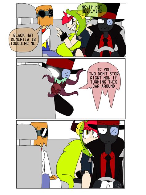 (VILLAINOUS COMIC) Black Hat drives his grandkids by MashedPotatosWgravy on DeviantArt