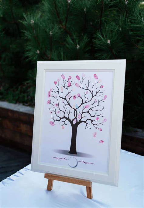 L Arbre Empreintes Pour Un Souvenir De Mariage Fort En Motions