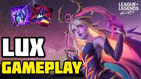 How To Dominate With Dark Cosmic Lux Skin Showcase And Gameplay Wild Rift Youtube