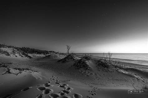 The Blue Hour And Orion On The Lake Michigan Shore By Gary Syrba On Youpic