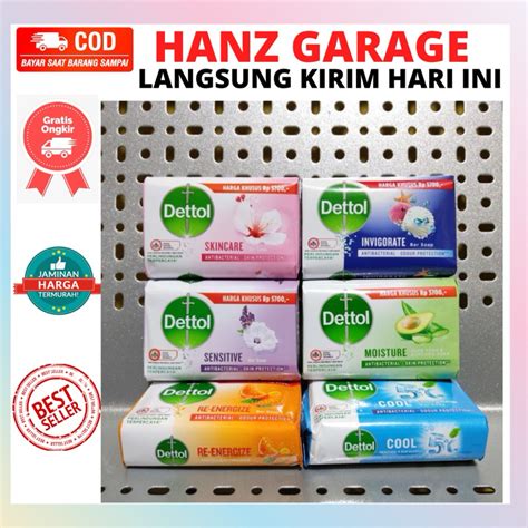 Jual Dettol Gr Sabun Batang Pc Sabun Mandi Batang Detol Gram