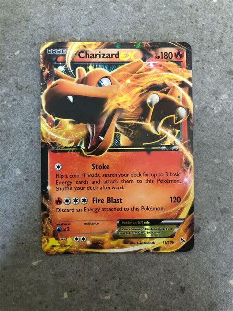 Pokemon Tcg Cards Charizard Ex Flashfire Ultra Rare Holo Nm M