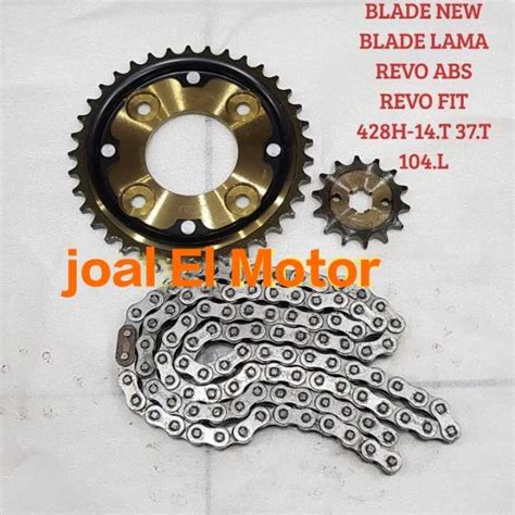 GEAR GIR SET RANTAI RODA BLADE NEW BLADE LAMA REVO ABSOLUTE REVO VIT