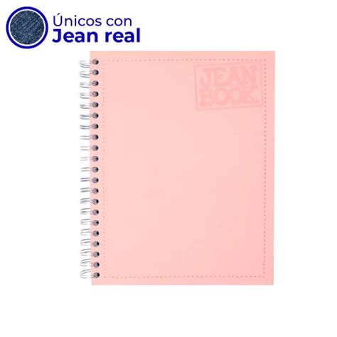 Cuaderno Argollado Tapa Dura Grande 80 Hojas Cuadriculado Jean Book